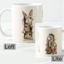 B3 Three Bunnies 3D Illusion 