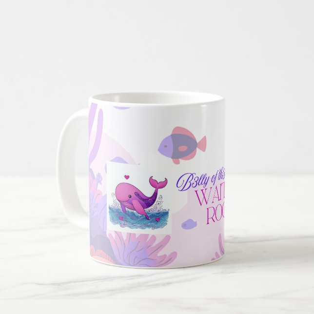 B3lly d3s Wals Warteraum klassischer Becher Kaffeetasse (Vorderseite Links)