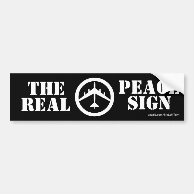 B52 Der Autoaufkleber des wahren Friedens (Vorne)