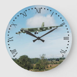 B52 Stratofestress-1 Roman Dial Große Wanduhr