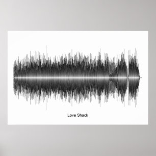 B52's Liebe Shack Soundwave Art Poster