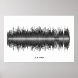 B52's Liebe Shack Soundwave Art Poster