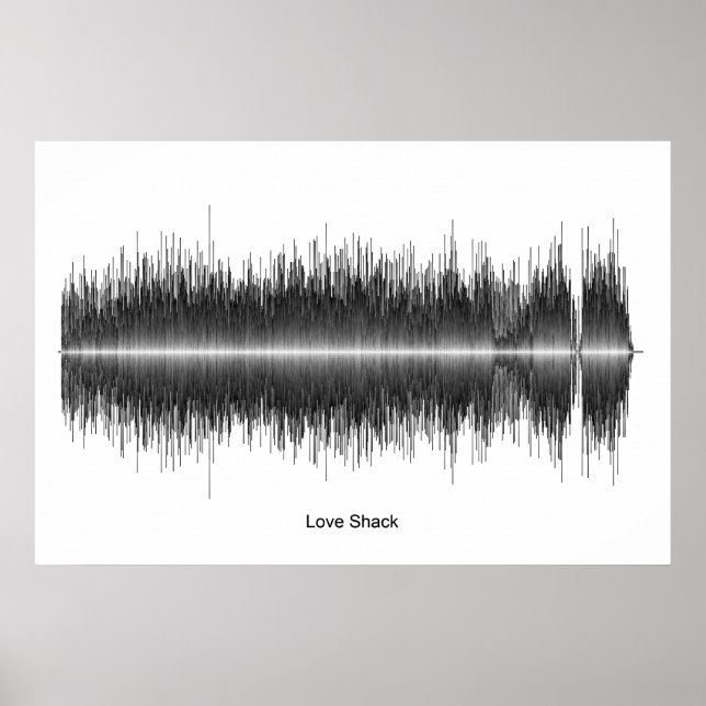 B52's Liebe Shack Soundwave Art Poster (Vorne)