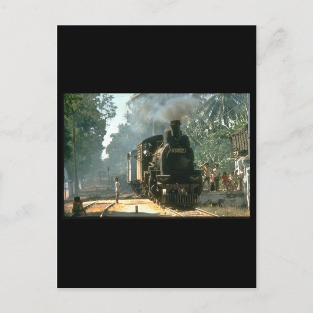 B5305 hält an, um Dampfzüge zu erhöhen Postkarte (Vorderseite)