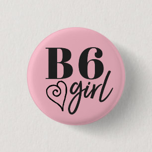 B6 Mädchen - Flair-Button Button