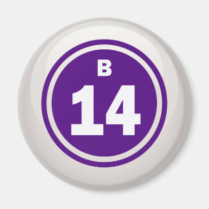 B-14- BINGO-BALL MAGNET