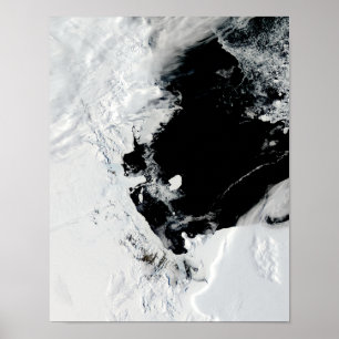 B-15J Eisberg im Ross-Meer, die Antarktis Poster