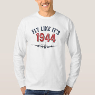 B-17 Bomber Oldtimer "Flieg wie 1944" T-Shirt