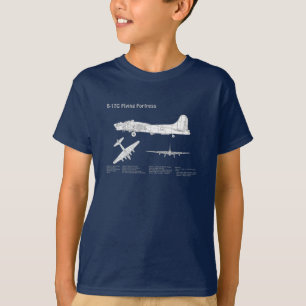 B-17 Festung fliegen - Flugzeugkonzept ABD T-Shirt