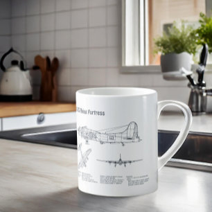 B-17 Festung fliegen - Flugzeugkonzepte BD Kaffeetasse
