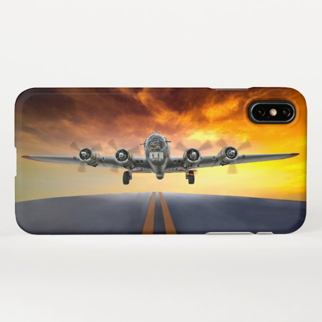 B-17 FLIEGENDE FORTSCHRITTE iPhone HÜLLE (Rückseite (Horizontal))