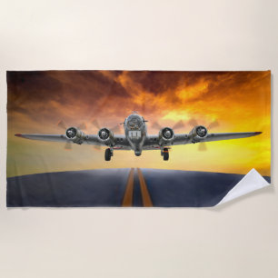 B-17 FLIEGENDE FORTSCHRITTE STRANDTUCH