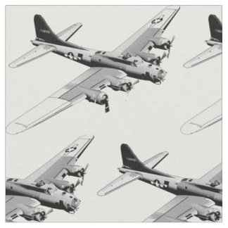 B-17 Fliegendes Festungsgewebe Stoff