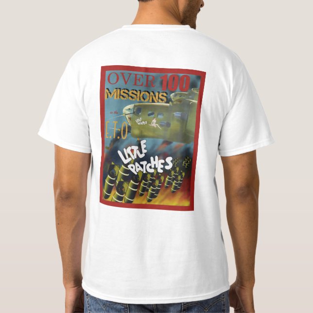 B 17 Flying Fortress Airplane T Shirt (Rückseite)