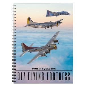 B-17 FLying FORTRESS BOMBER SQUADRON Notizblock