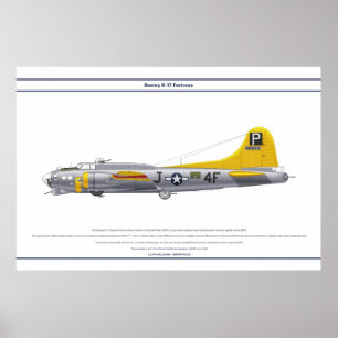 B-17G USA 837BS 1 POSTER