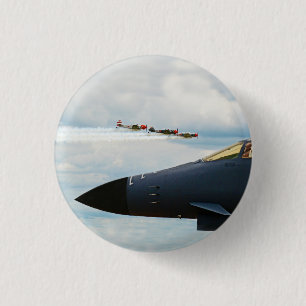 B-1 Bomber- und Kriegskämpfe Button