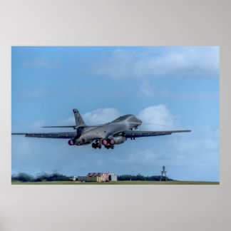 B-1B Lancer Aircraft Poster