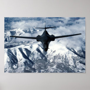 B-1B Lancer Aircraft Poster