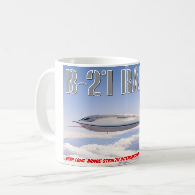 B-21 RAIDER KAFFEETASSE (Vorderseite Links)