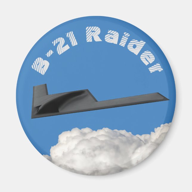 B-21 Raider Stealth Bomber Magnet (Vorne)