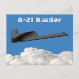 B-21 Raider Stealth Bomber Postkarte