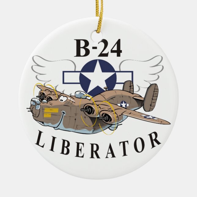B-24 Befreier Keramikornament (Vorne)