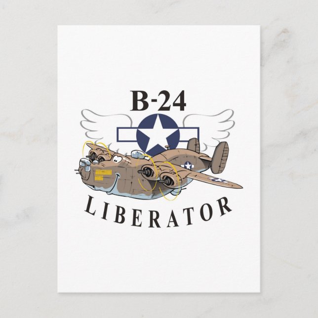 B-24 Liberator Postkarte (Vorderseite)