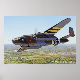 B-25 Mitchell-Bombenplakat Poster