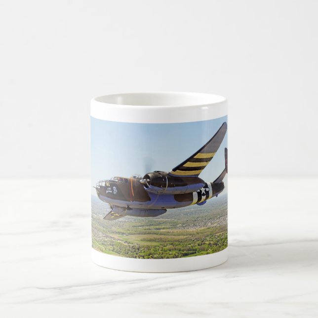 B-25 Mitchell Bomber-Tasse Kaffeetasse (Mittel)