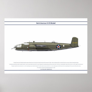 B-25 USA POSTER