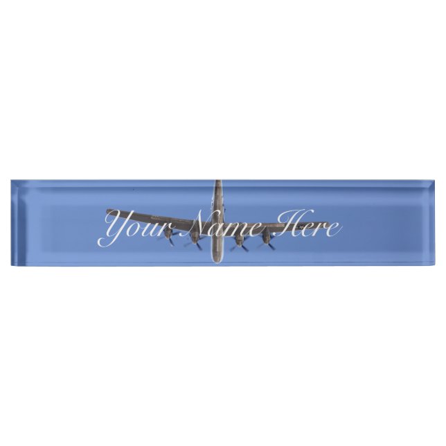 B-29 Bomber Name Desk Plate Namensplakette (Vorderseite)