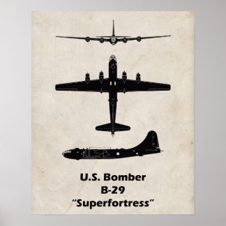 B-29 Superfestungs-Poster Poster