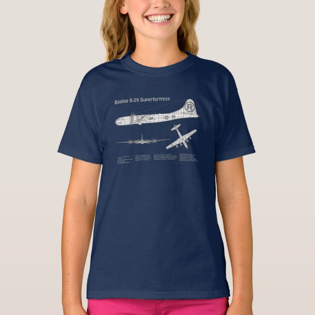 B-29 Superfortress - Flugzeugkonzepte ABD T-Shirt (Vorderseite)