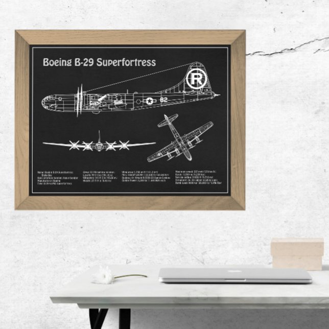 B-29 Superfortress - Flugzeugkonzepte PD Fotodruck (Von Creator hochgeladen)