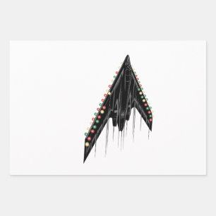 B-2 B2 Spirit-Tarnkappenbomber-Jet-Flugzeug 4. Jul Geschenkpapier Set