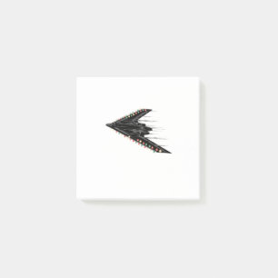 B-2 B2 Spirit-Tarnkappenbomber-Jetflugzeug 4. Juli Post-it Klebezettel