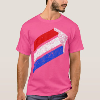 B-2 Bomber USA Kondensstreifen Rot Weiß Blau Steal T-Shirt
