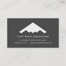 B-2 Spirit Bomber Carte de visite professionnel