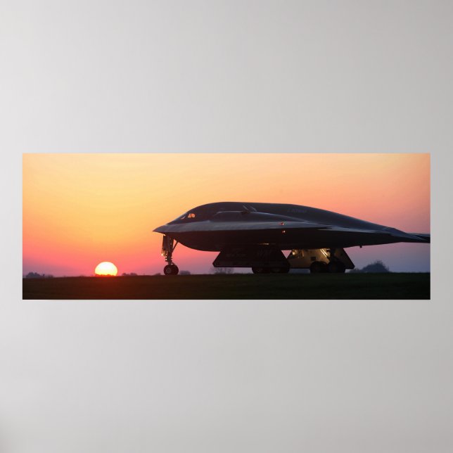 B-2 Spirit Stealth Bomber Aircraft Poster (Vorne)