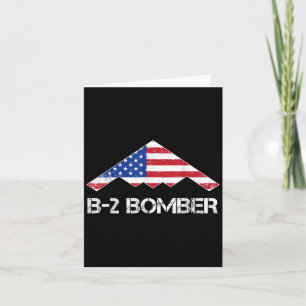 B-2 Spirit Stealth Bomber Flag US Military Aircra Karte
