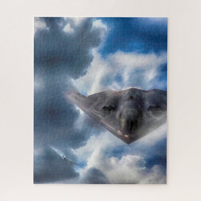 B-2 Spirit Stealth Bomber GHOST MAKER Jigsaw Puzzl (Vertikal)