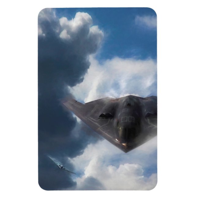 B-2 Spirit Stealth Bomber GHOST MAKER Magnet (Vertikal)
