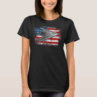 B 2 Stealth Spirit Bomber American Strategic Aircr T-Shirt