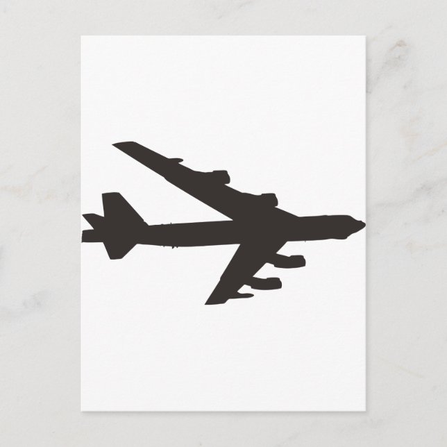 B-52 Bomber Postkarte (Vorderseite)