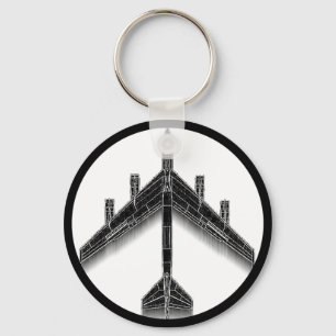 B-52 Peace Keychain Schlüsselanhänger