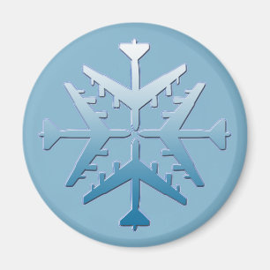 B-52 Schneeflocke Magnet