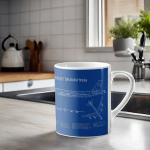B-52 Stratofestress - Flugzeugkonzepte AD Kaffeetasse