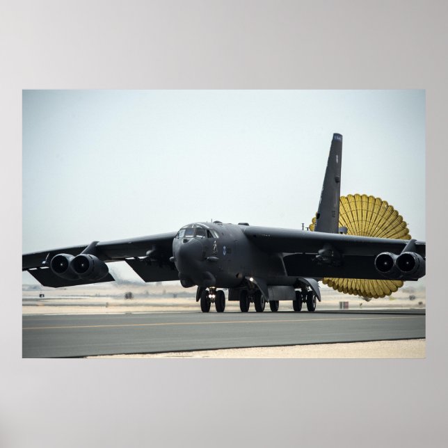 B-52 Stratoforfestungs-Luftfahrzeug Poster (Vorne)