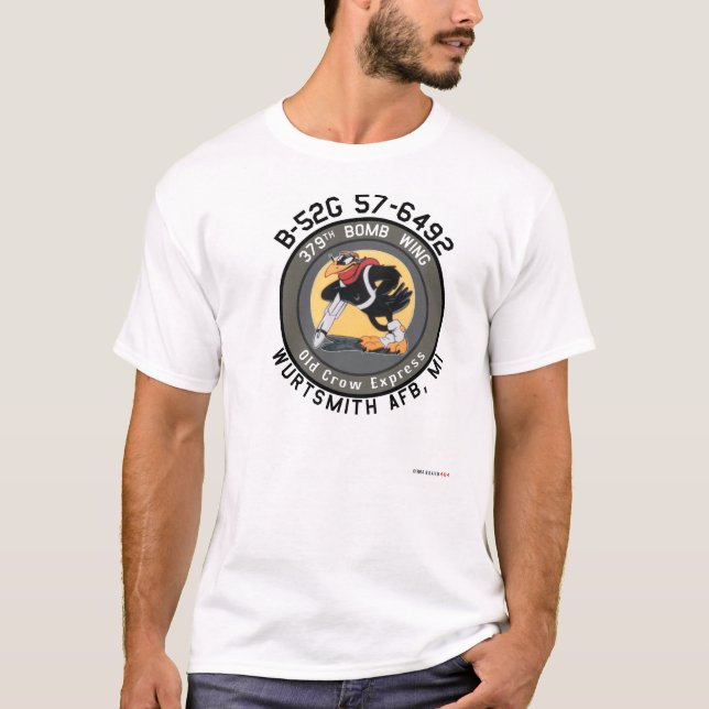 B-52G "alte Krähen-Eil" T - Shirt 57-6492 (Vorderseite)